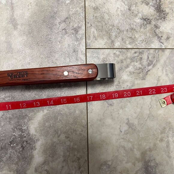 University of Memphis Sports Chest BBQ Grilling Tongs Wood & Metal Tiger NEW - Picture 6 of 6